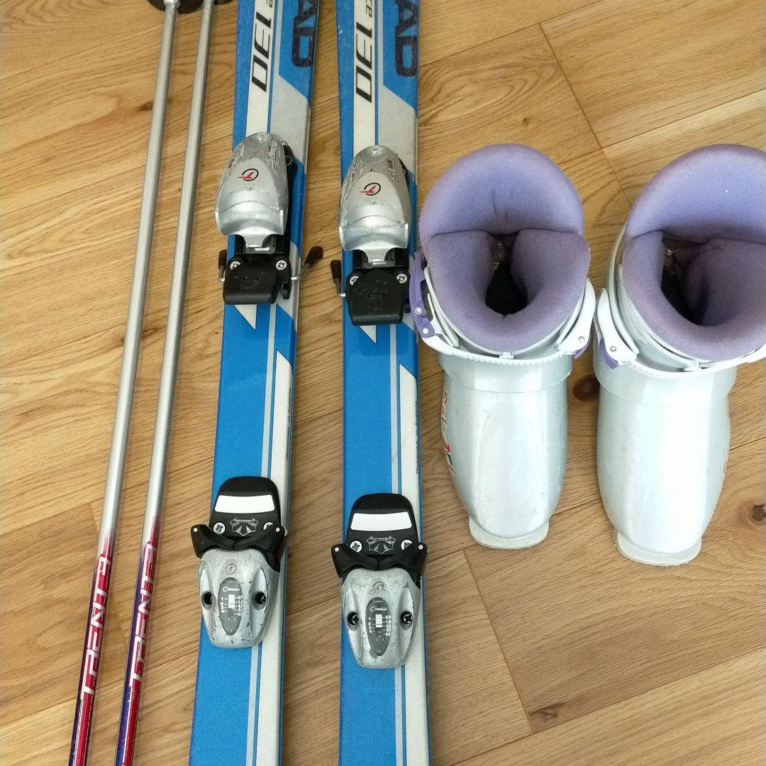 ジュニアスキー HEAD 130cm セット