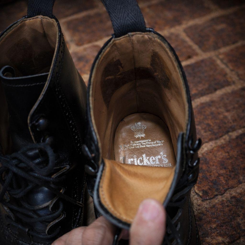 メ*a様 【1月中まで】Trickers 8-1/2-5 ブラック ウィングチッ
