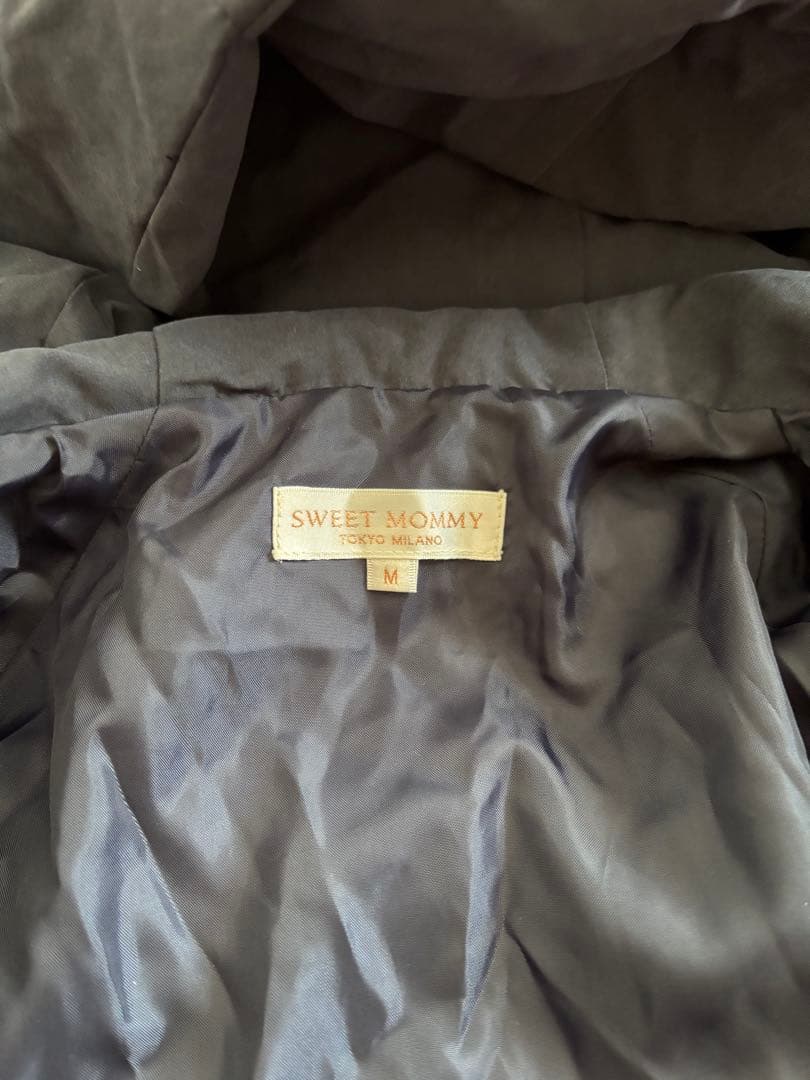 【超美品】ママパパ兼用 ロング 中綿コート 抱っこダッカー付き