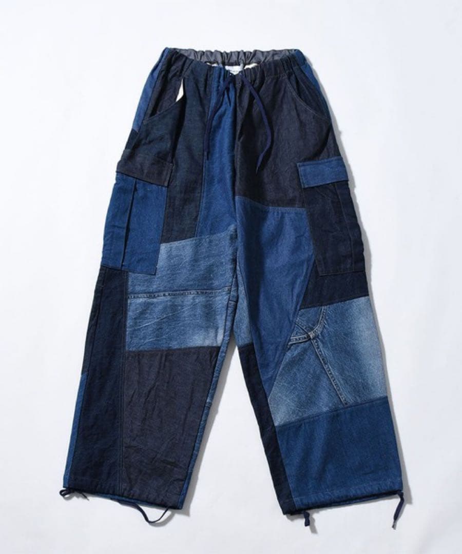 【rebear by Johnbull】パッチワークカーゴパンツ