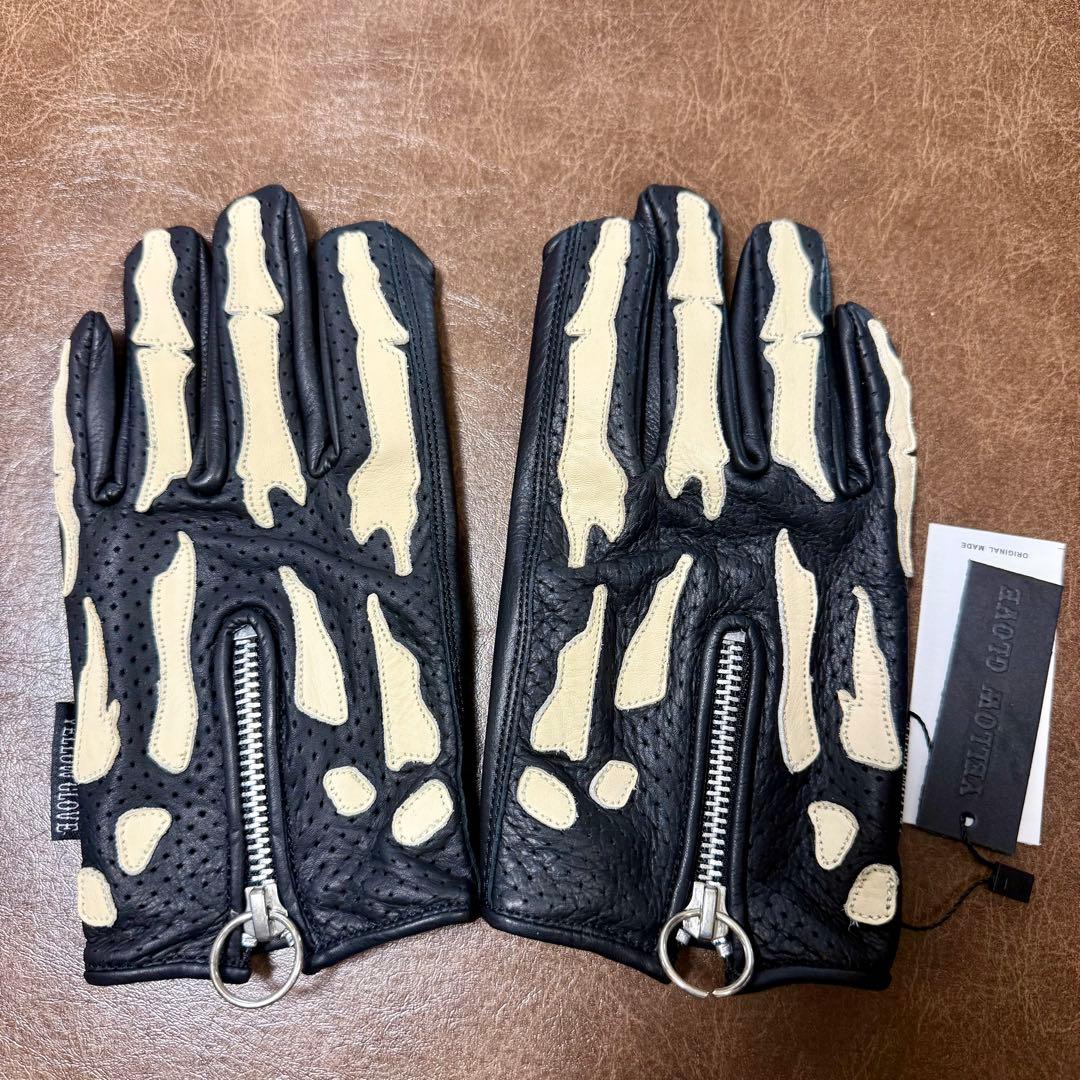 Tcイエローグローブ yellow_globe パンチングジッパー