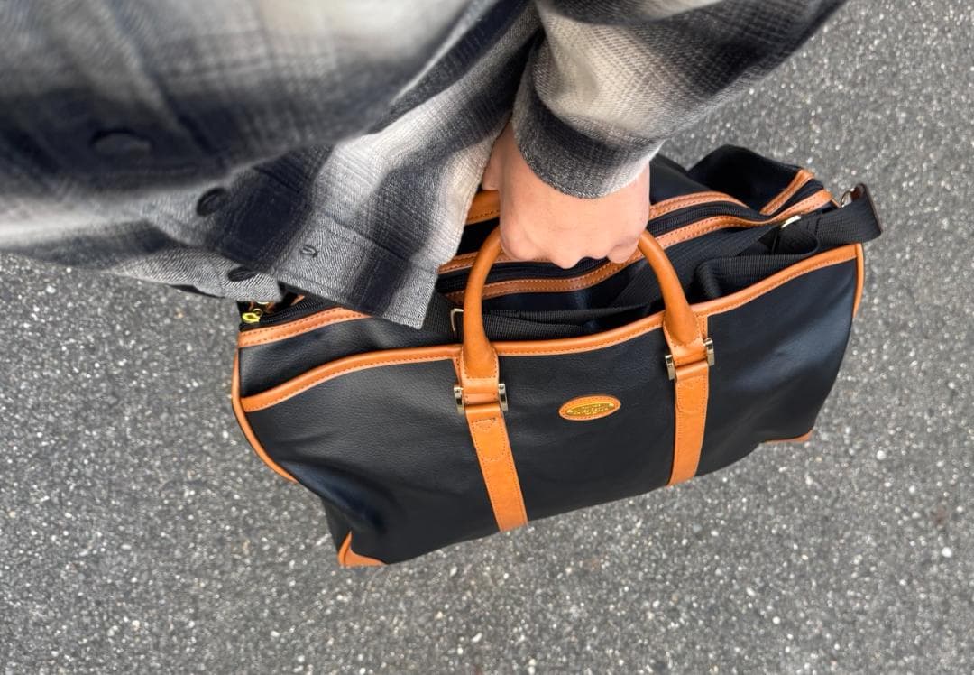 Vintage ボストンバッグ　黒