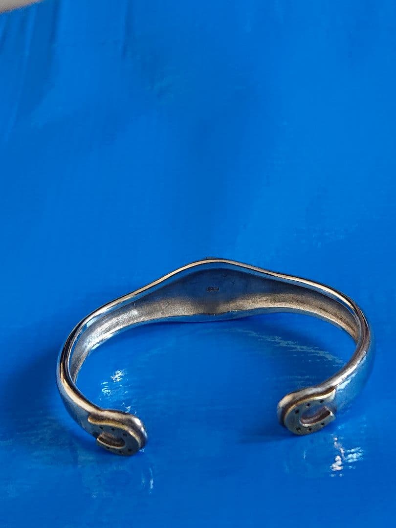 クッシュマン 50‘S スカル＆クロスボーン シルバーバングル