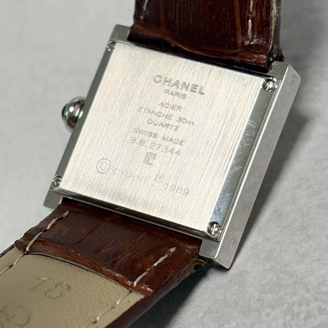 【極美品✨】CHANEL マドモアゼル スクエア 純正バックル　新品ベルト