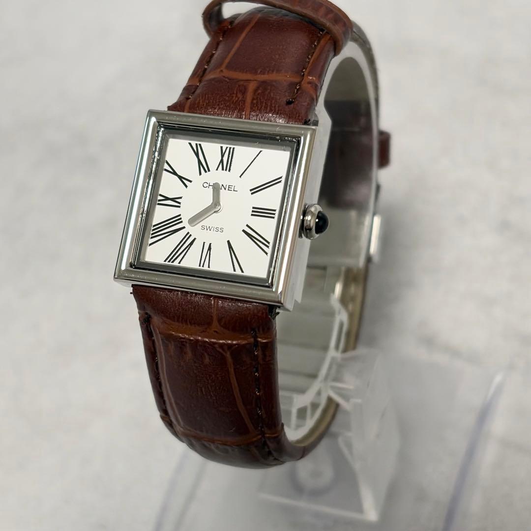 【極美品✨】CHANEL マドモアゼル スクエア 純正バックル　新品ベルト