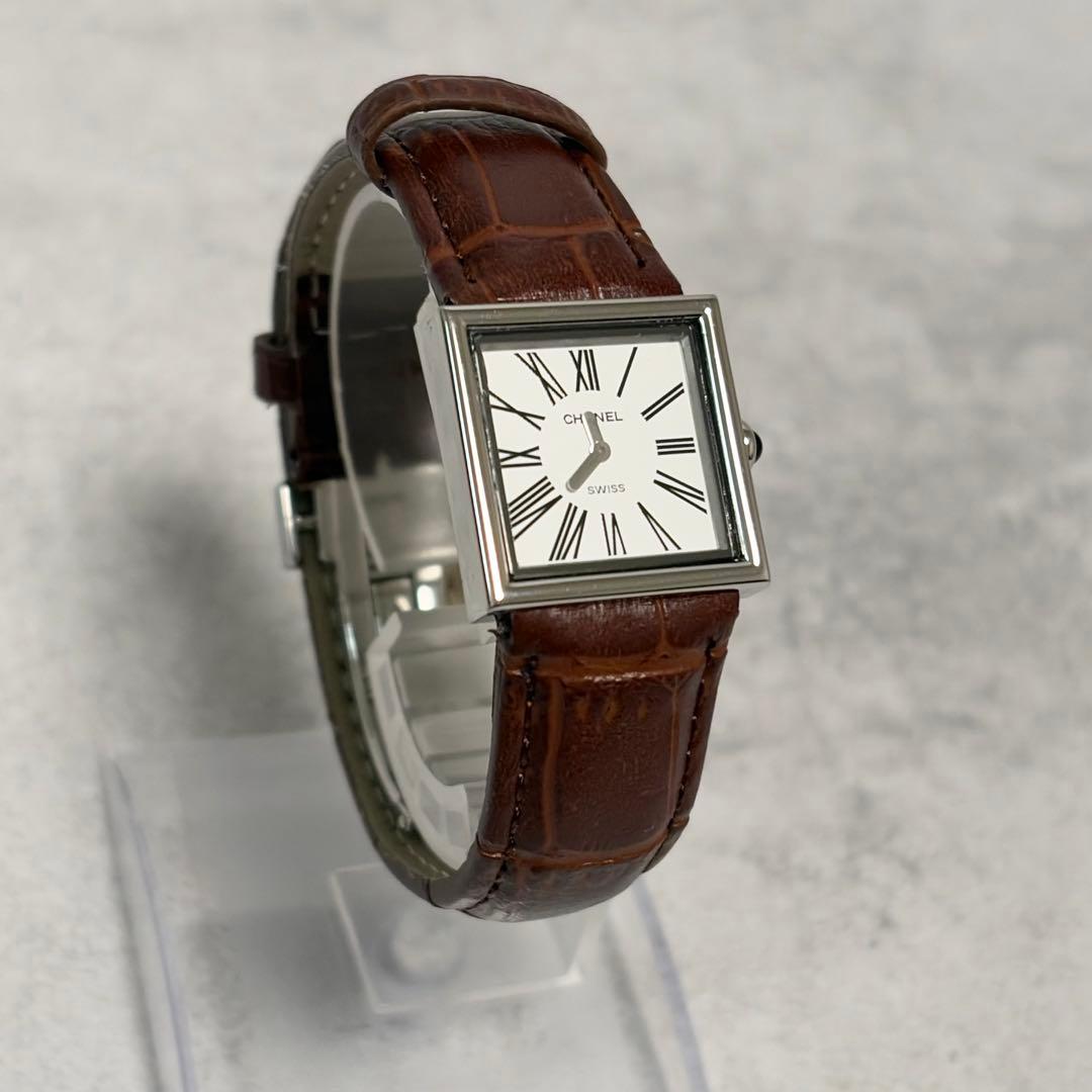 【極美品✨】CHANEL マドモアゼル スクエア 純正バックル　新品ベルト