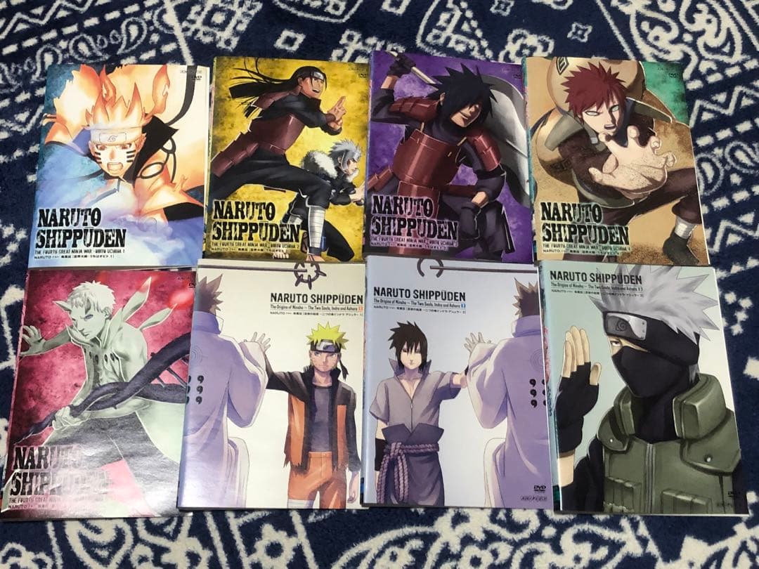 NARUTO疾風伝　DVD8枚セット