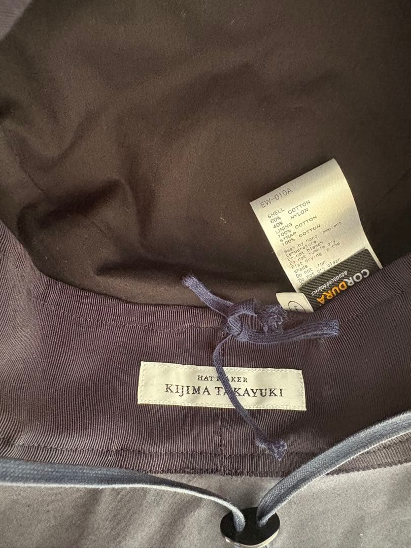 2025 KIJIMA TAKAYUKI コーデュラファブリックサファリハット