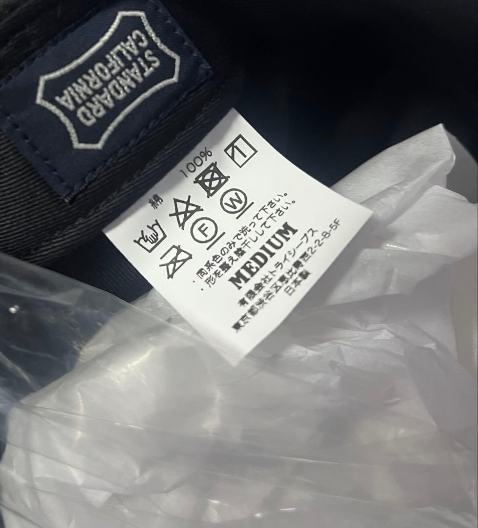 スタンダード カリフォルニア Corduroy News Boy Cap 黒 M