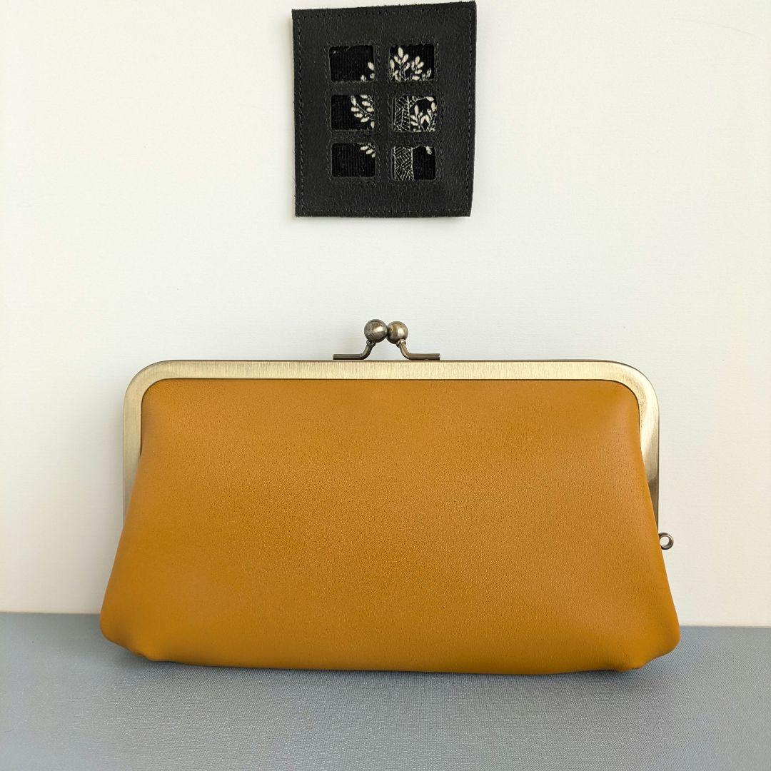 はちみつちゃん！親子がま口お財布　本革