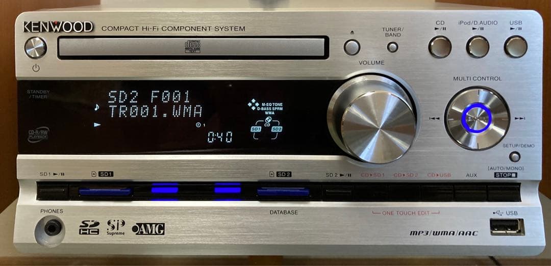 ケンウッドHi-Fi コンポRD-UDE77【銘機 T.kIMURA