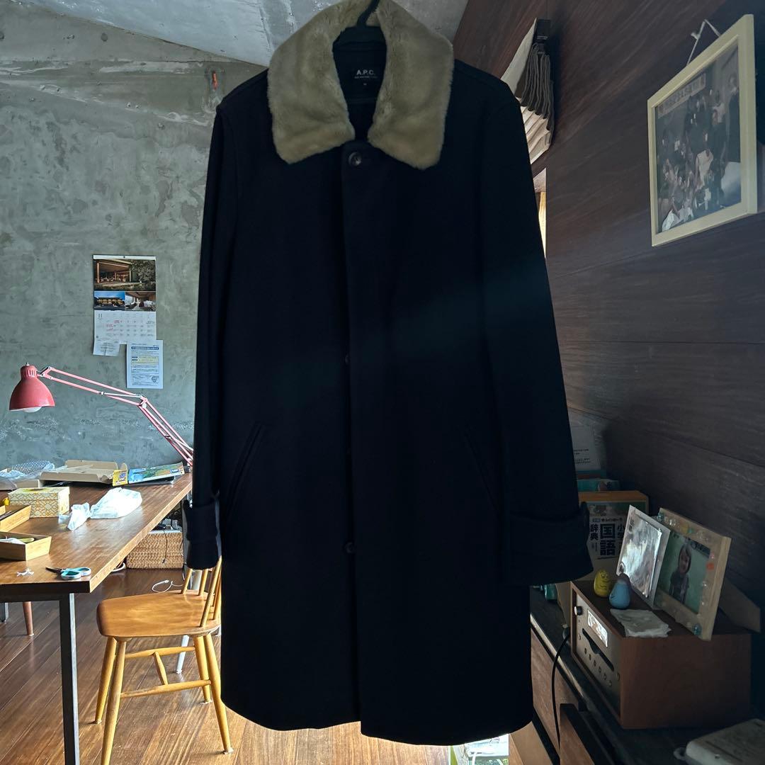 A.P.C ウールコート M ネイビー