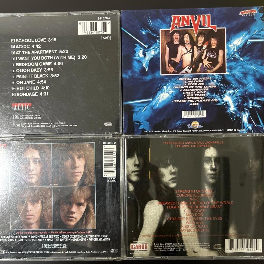 ANVIL 初期CDセット ヘヴィメタル