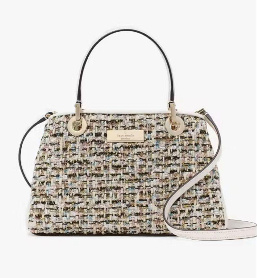 ケイトスペード　定価9.2.万円　ツイード柄ショルダーバッグ　2way　姫ギャル