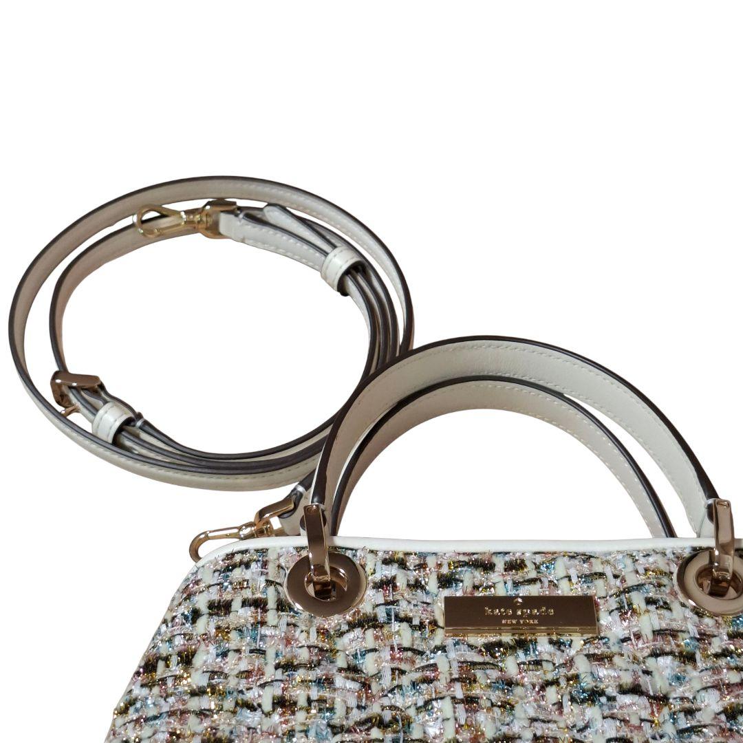 ケイトスペード　定価9.2.万円　ツイード柄ショルダーバッグ　2way　姫ギャル