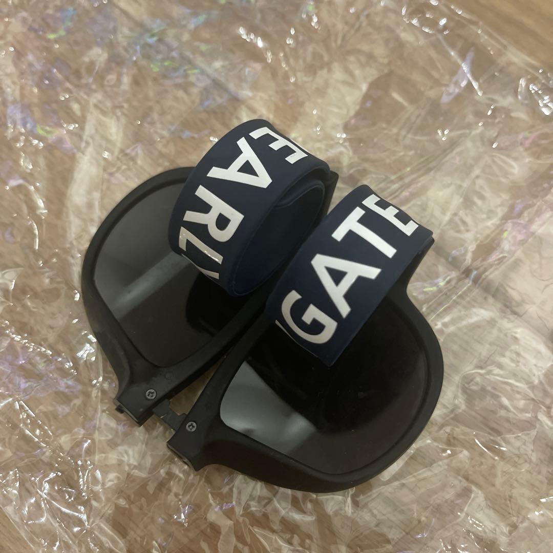 希少レア パーリーゲイツ PEARLY GATES 折りたたみサングラス 未使用