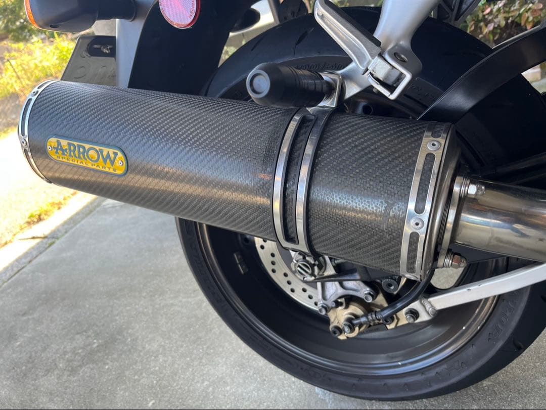 ARROW カーボンスリップオンマフラー 2本セット　隼