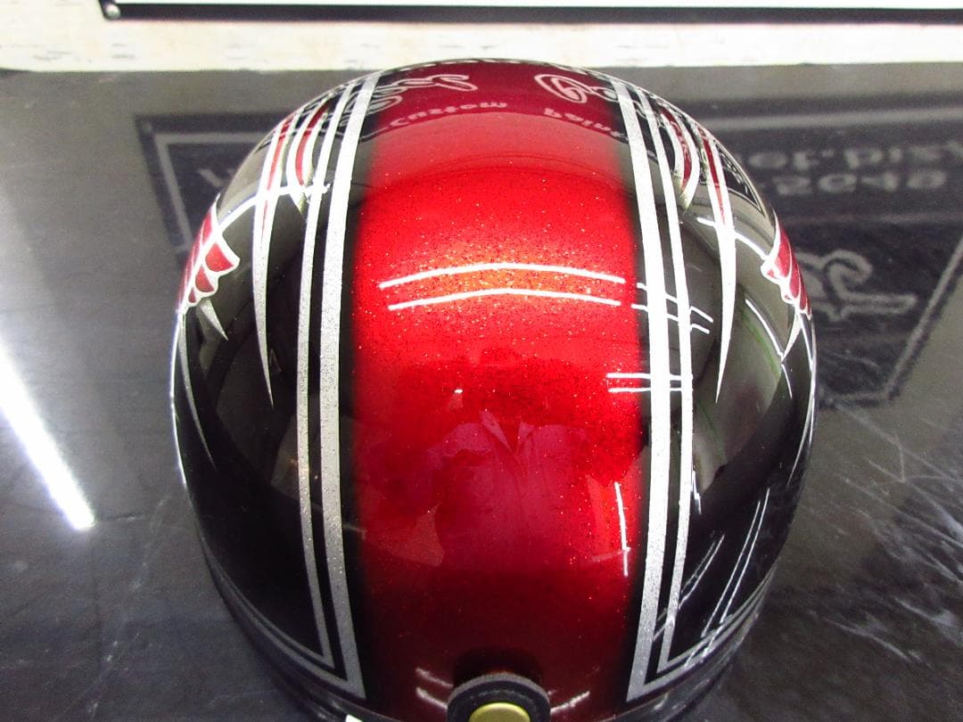 三つボタン‼送料込！！カスタムコルク半　ホンダ　ファイヤーラメ最安値058