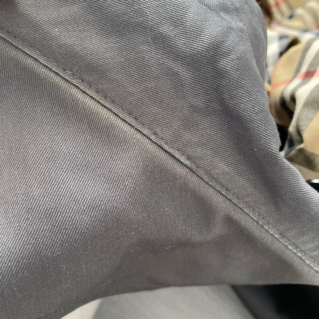 BURBERRY ナイロンコート　メンズ　グレー　ベルトなし