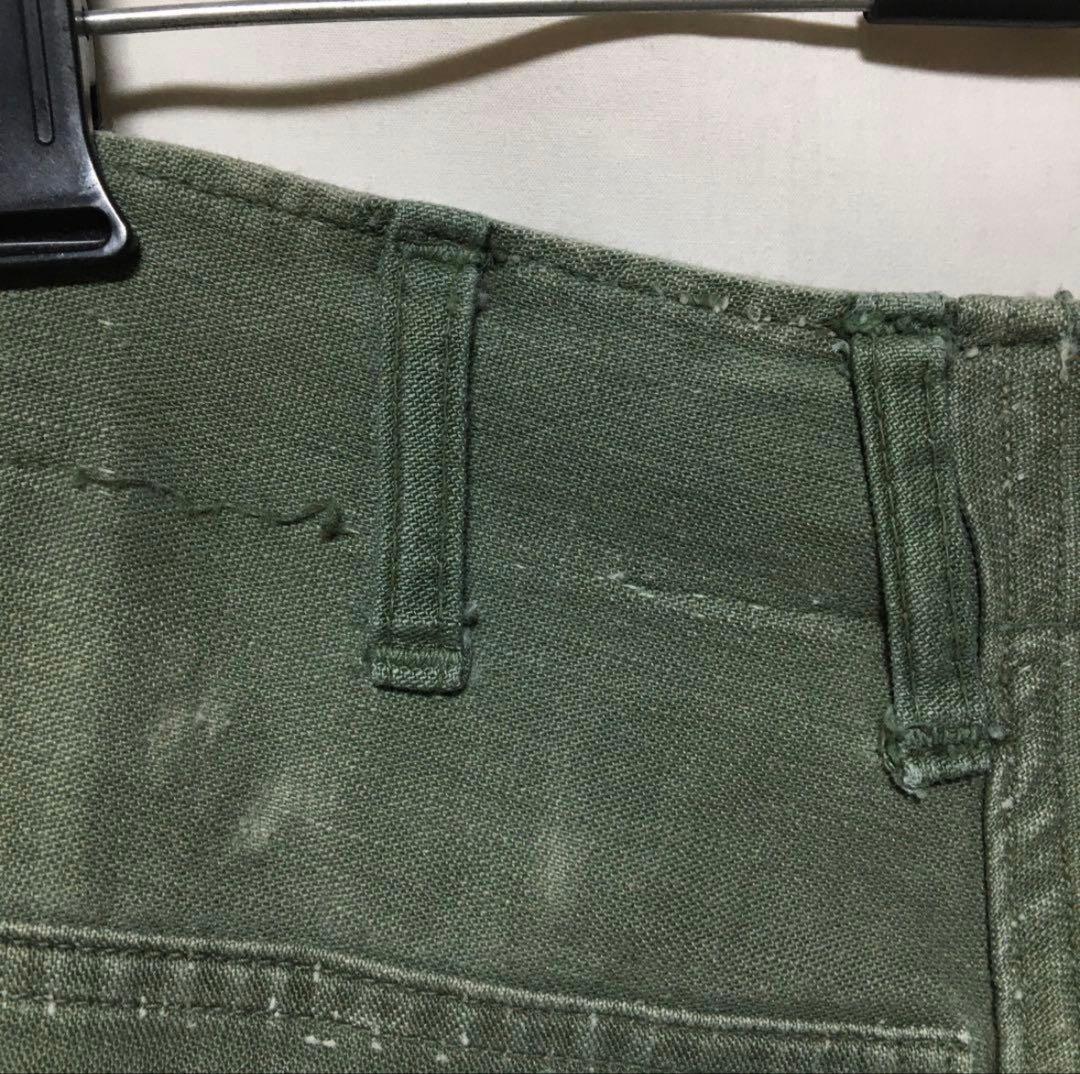 60s ベイカーパンツ ボタンフライ us army