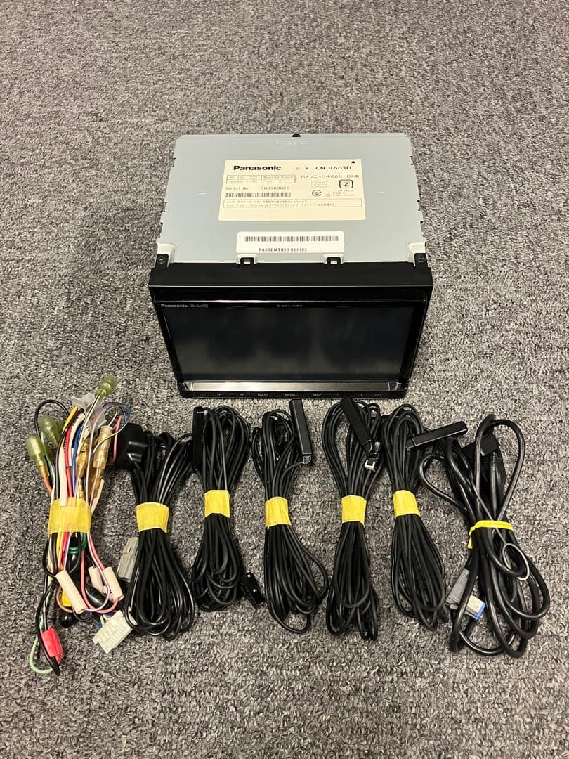 パナソニック メモリーナビ CN-RA03D 2016年地図データ