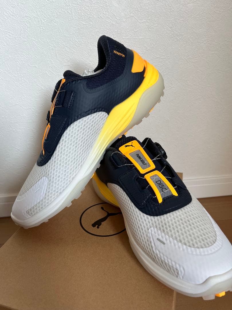 PUMA シャドウキャット ニトロ ディスク スパイクレス シューズ　オレンジ