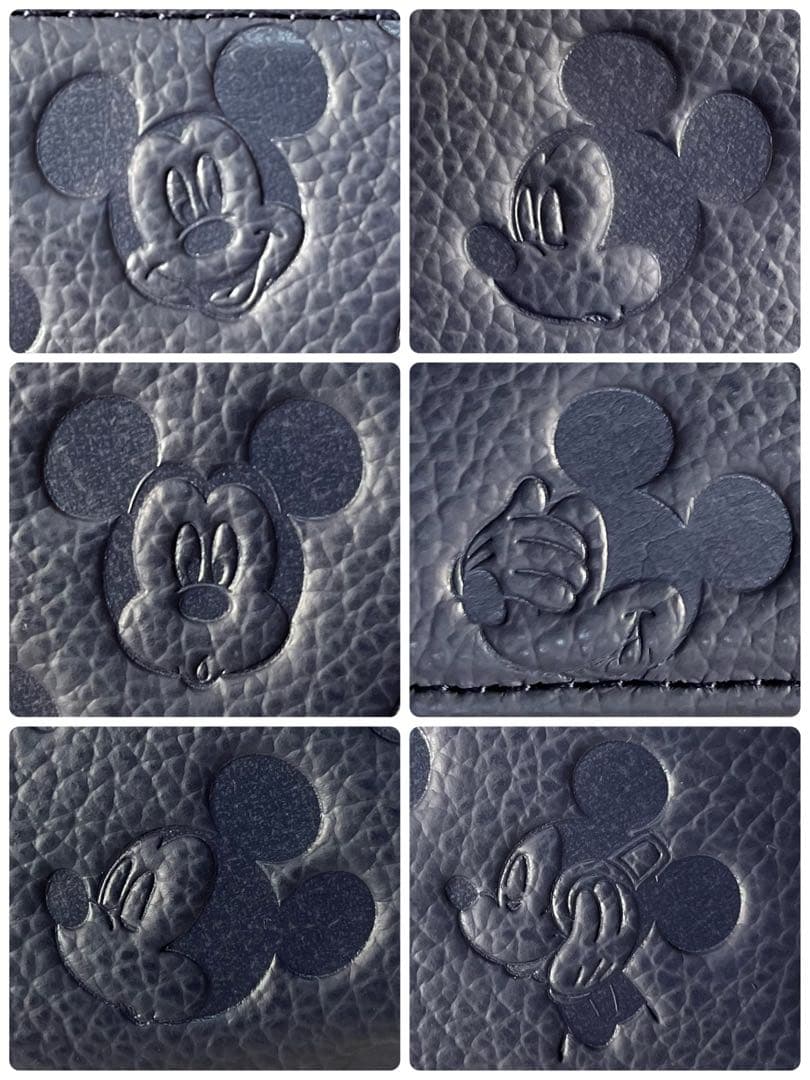 【新品未使用】キングズバイサマンサタバサ　ミッキーマウス型押し　ラウンド長財布