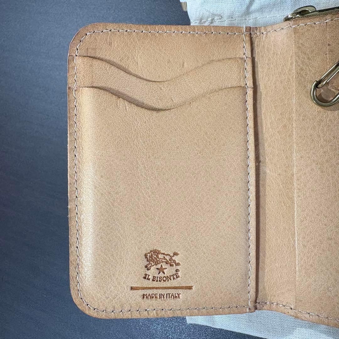 【新品未使用】イルビゾンテ キーケース 小銭入れ ナチュラル ヌメ