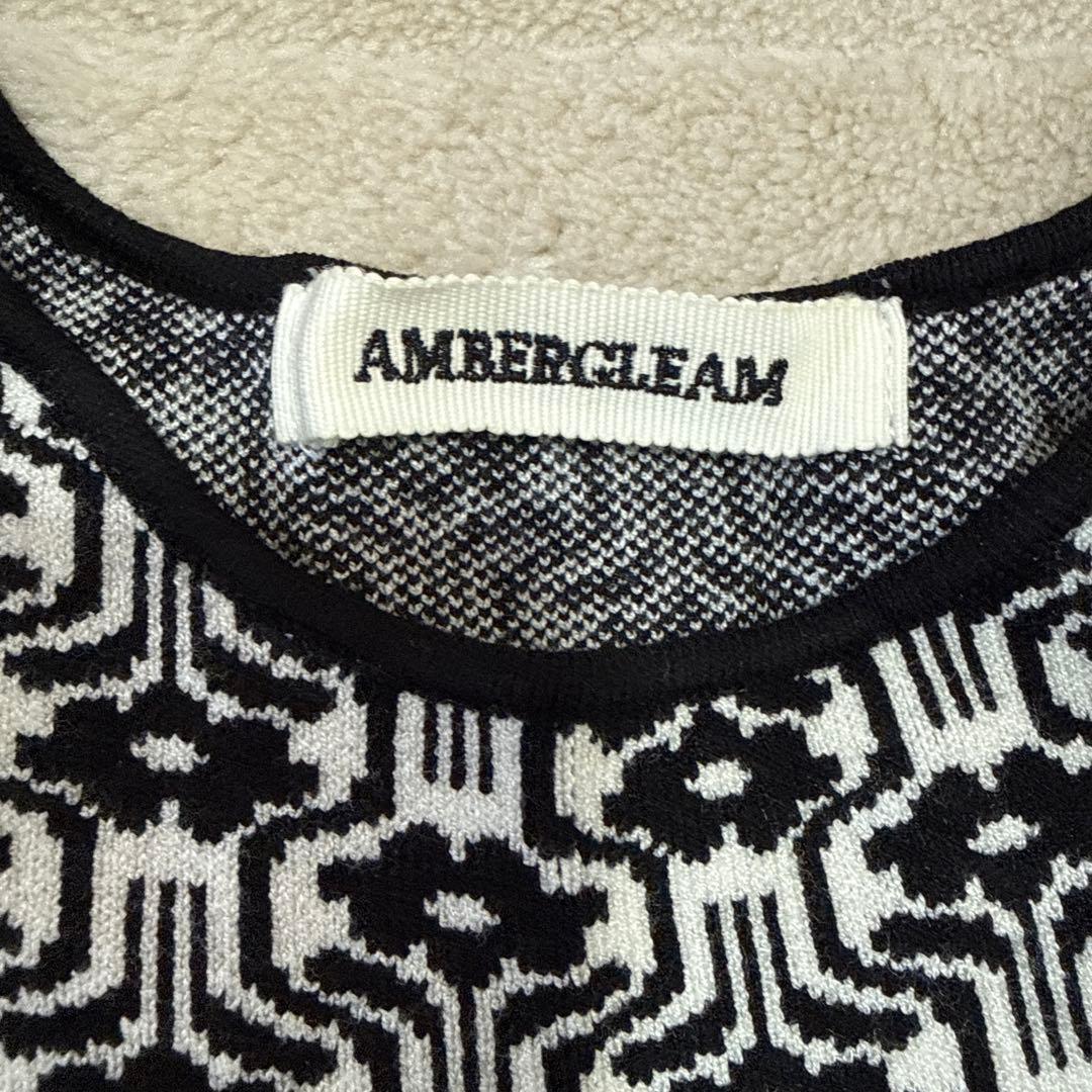 AMBERGLEAM ニットワンピース