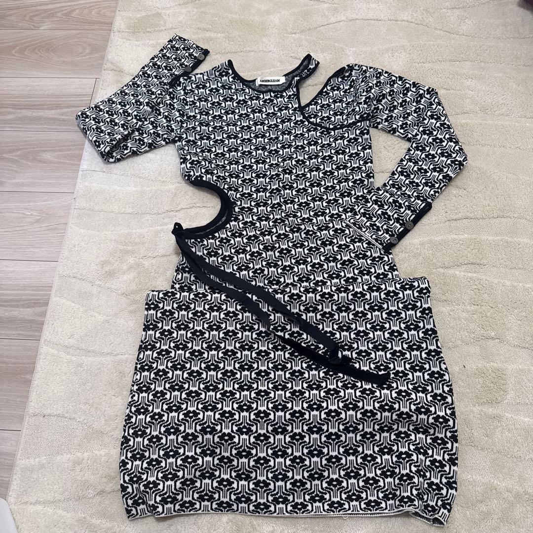 AMBERGLEAM ニットワンピース