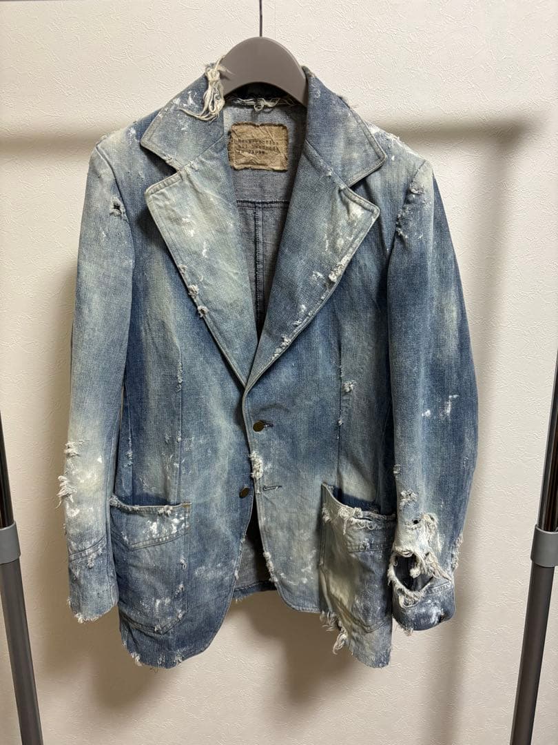 RESURRECTION リザレクション　メンズダメージ加工デニムジャケット
