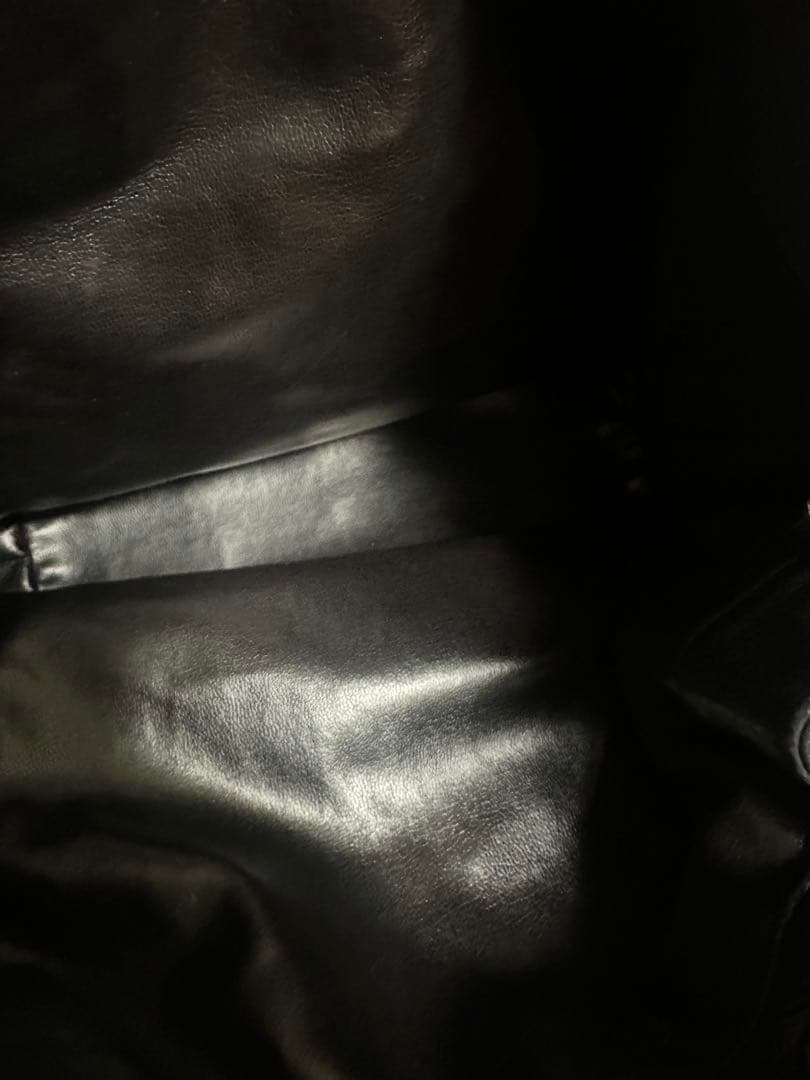 CHANEL シャネル ココ　ラムスキン 巾着 チェーン ショルダー斜めがけ美品