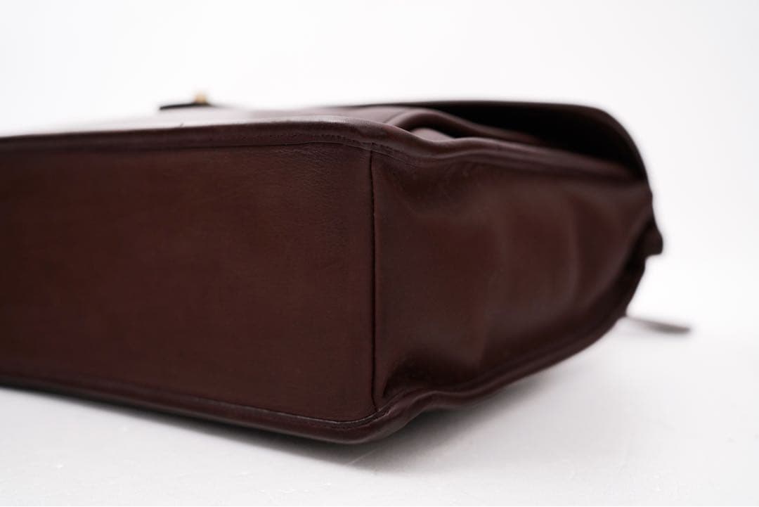 バッグ COACH 5266 Leather Satchel Shoulder Bag