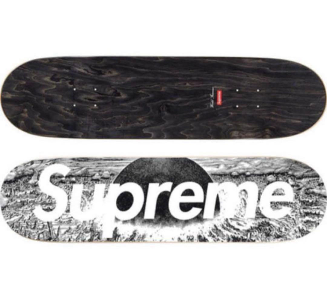 Supreme akiraスケートボードデッキ ブラック ホワイト