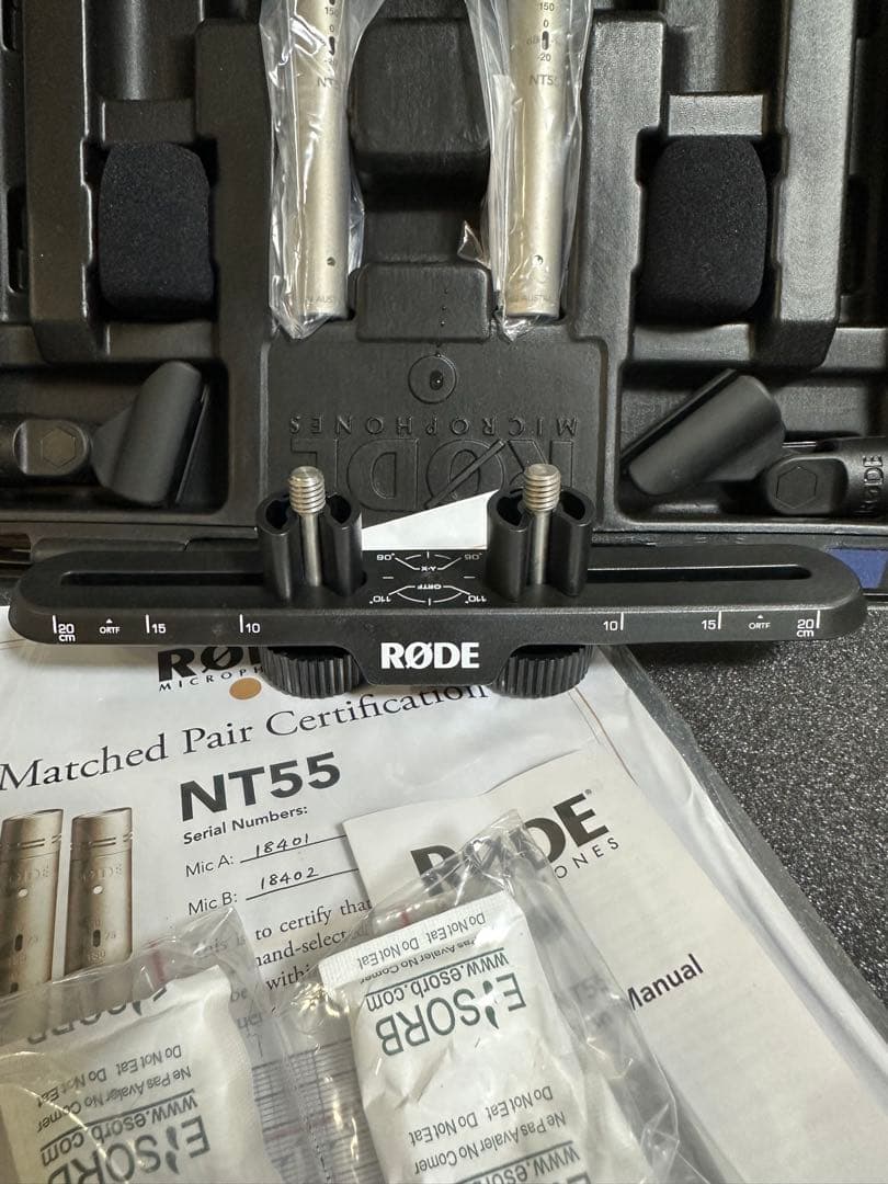 RODE NT55 Matched Pair ペア ケース付き 美品 スタンド