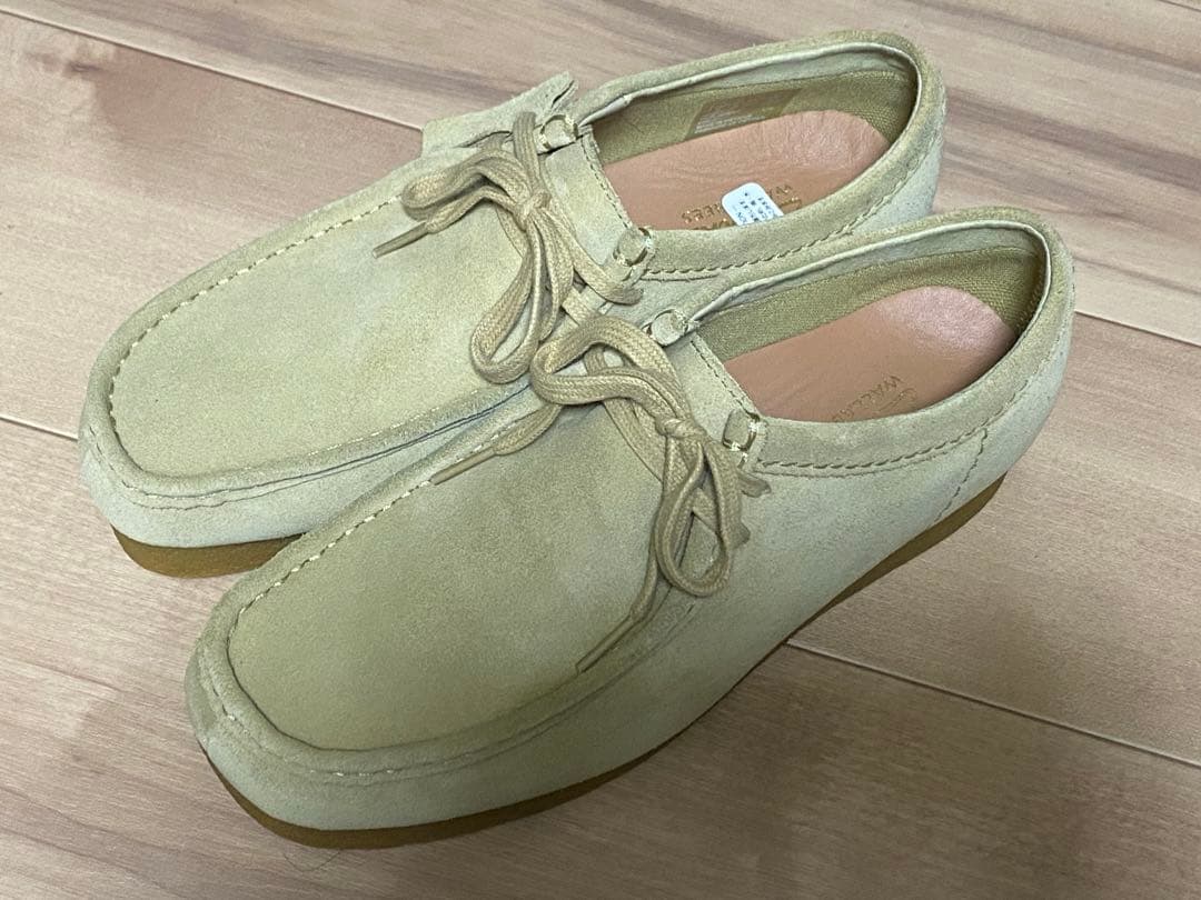 クラークス　ワラビー　エボーウォータープルーフ　26.5cm メープルスウェード