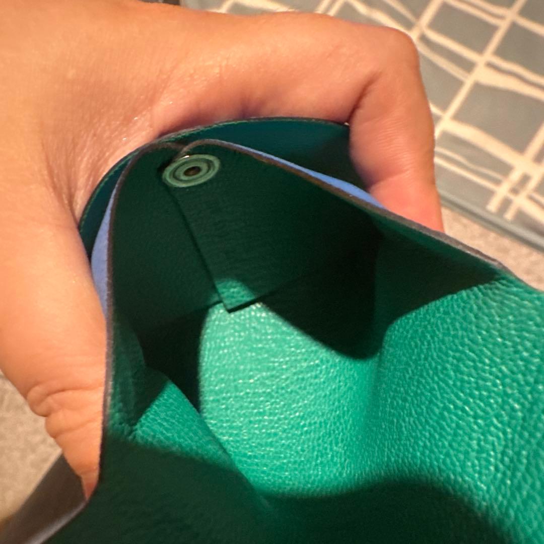 よっしーさん専用　HERMES 青いレザーケース