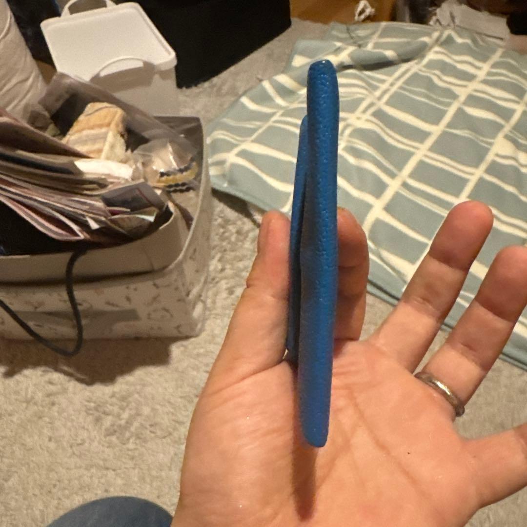 よっしーさん専用　HERMES 青いレザーケース