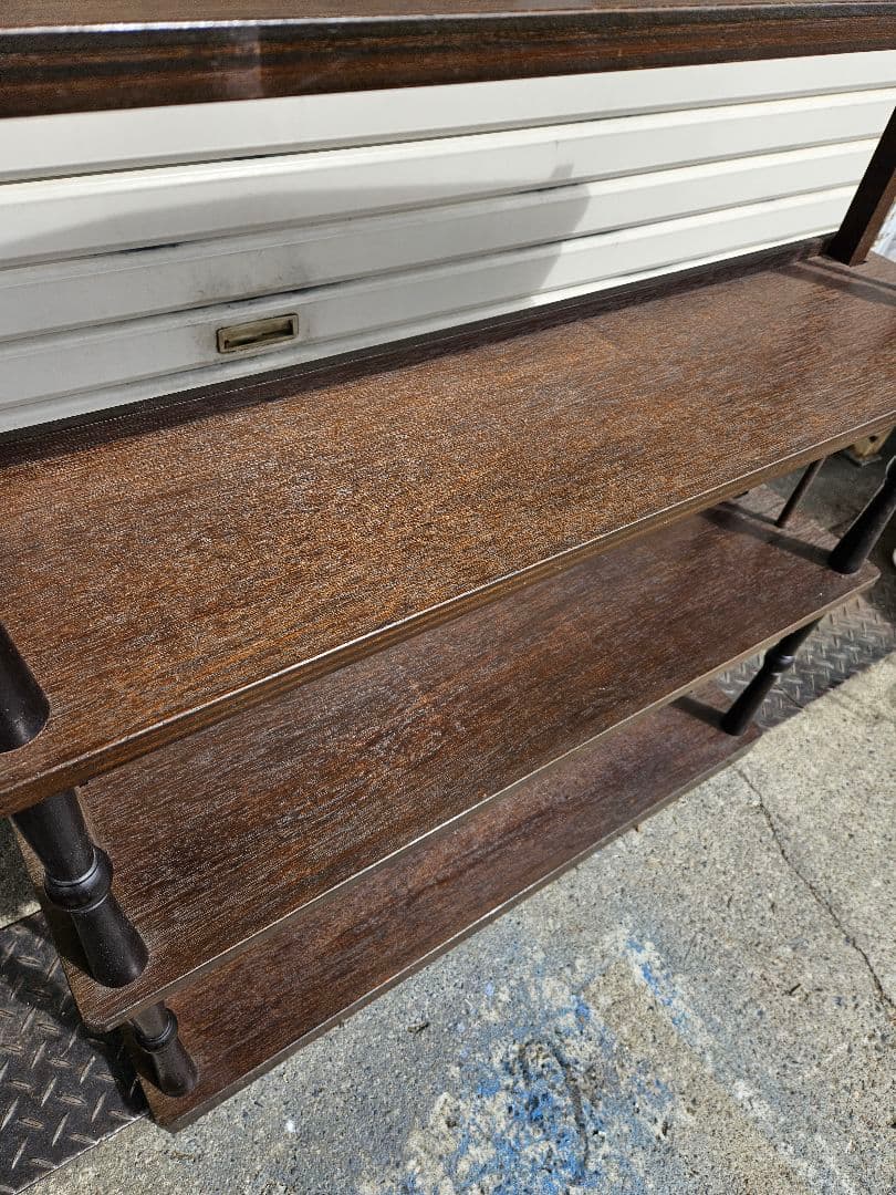 ジャパンヴィンテージ 木製の本棚 ブックシェルフ オープンラック 飾り棚