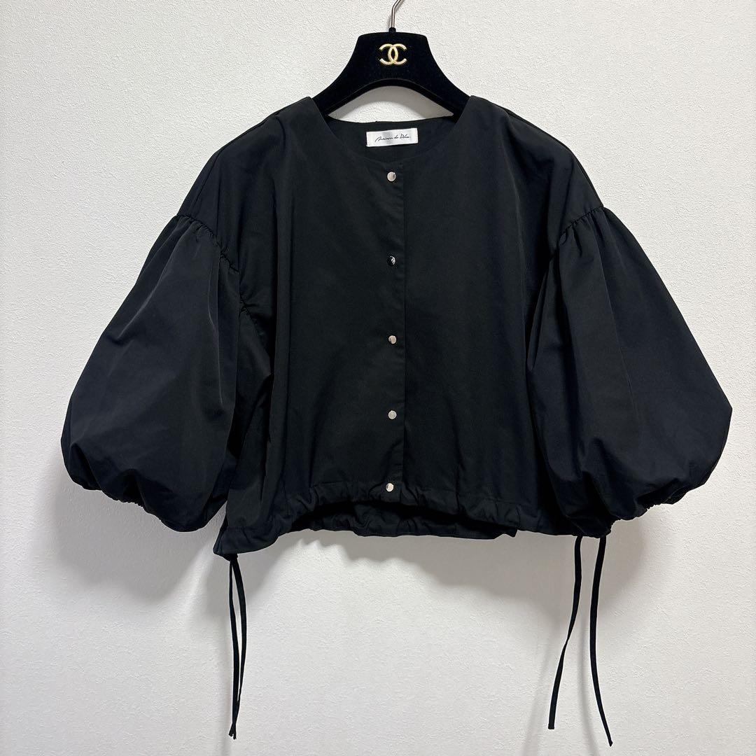 maison de dolce ボリュームスリーブライトブルゾン