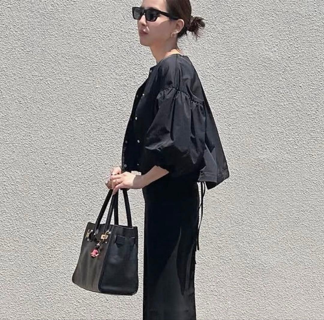 maison de dolce ボリュームスリーブライトブルゾン