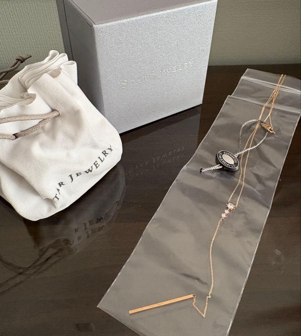 STAR JEWELRY ロングネックレス　k10