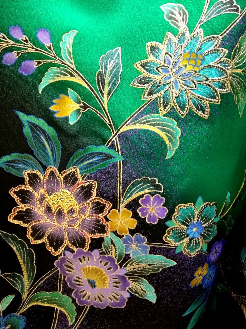 振袖フルセット、正絹振袖成人式、半襟重ね衿帯揚げ帯締、西陣袋帯、襦袢、ガード加工