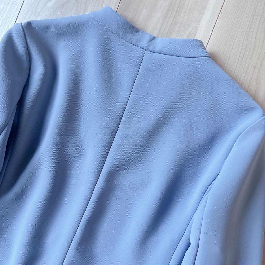 ほぼ未使用＊SOÉJU ストレッチファインノーカラージャケット L 新色