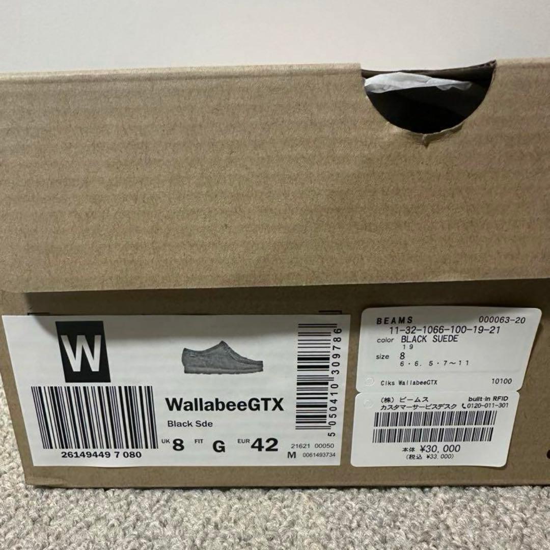 靴 clarks wallabee gore-tex GTX UK8