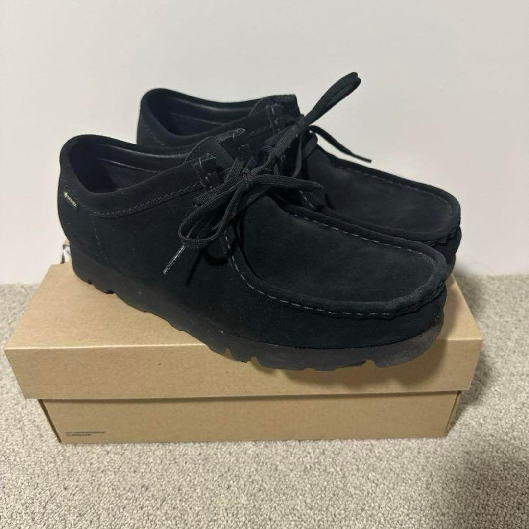 靴 clarks wallabee gore-tex GTX UK8