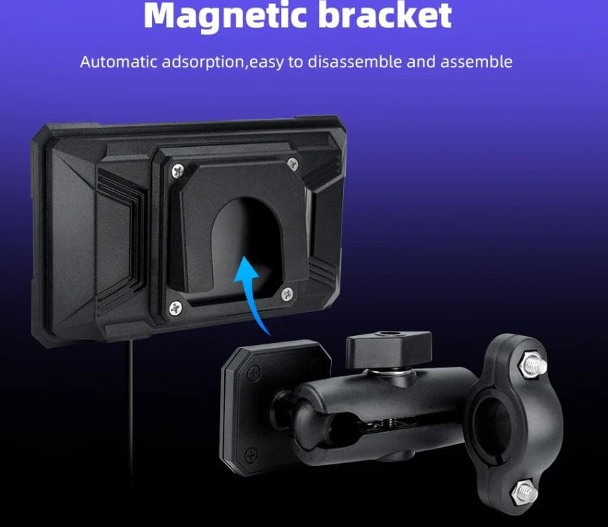 新品 バイク スマートモニター Carplay　空気圧センサー 縦画面表示対応