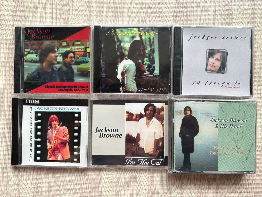 ジャクソンブラウンCD6タイトル(アルバム)