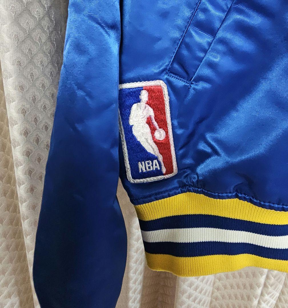 WARRIORS ボンバージャケット 青　L