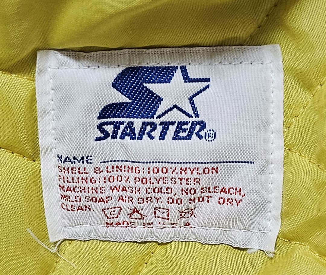 WARRIORS ボンバージャケット 青　L